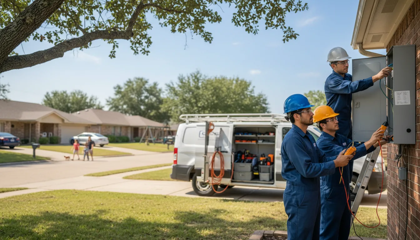Certified electrician providing emergency electrical services in Meridian, MS